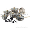 602-XL 16PCS stainless steel cookware set